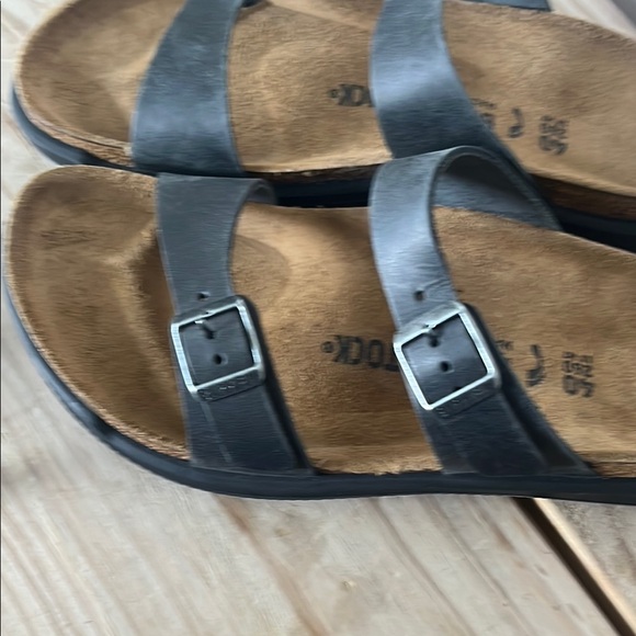 Birkenstock Dark Gray Double-Strap Sandals - Picture 3 of 9